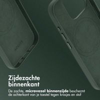 Accezz MagSafe Leather Backcover Apple iPhone 15 Pro - Cedar Green