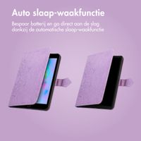 imoshion Mandala Bookcase Apple iPad 6 (2018) 9.7 inch / iPad 5 (2017) 9.7 inch / Air 2 (2014)/Air 1 (2013) - Lila