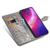 Mandala Bookcase Motorola One Hyper - Grijs