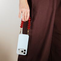 Selencia Rivièra MagSafe Backcover met afneembare haakjes iPhone 12 / 12 Pro - Powder Blue