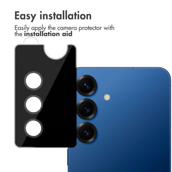 imoshion Camera Protector Glass 2-pack Samsung Galaxy S25 - Navy