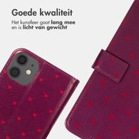 imoshion Design Bookcase Apple iPhone 12 (Pro) - Crush Check Coral Dust