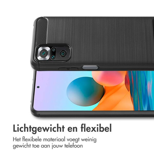 imoshion Brushed Backcover Xiaomi Redmi Note 10 (5G) - Zwart