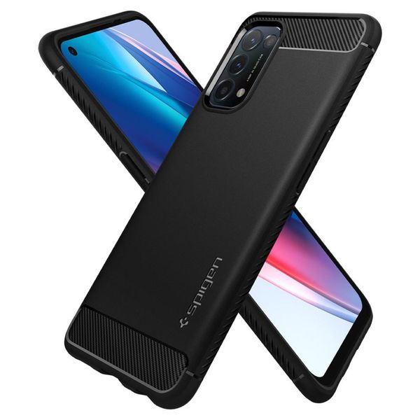 Spigen Rugged Armor Backcover Oppo Find X3 Lite - Zwart