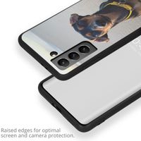 Ontwerp je eigen Samsung Galaxy S21 gel hoesje - Zwart