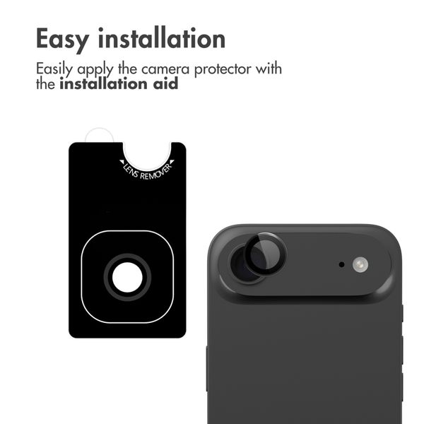 imoshion Camera Protector Glass 2-pack Apple iPhone Air - Black