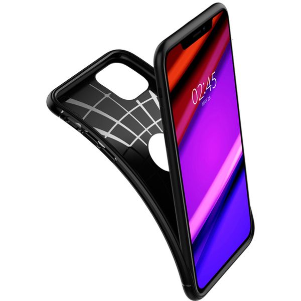 Spigen Rugged Armor Backcover iPhone 11 Pro - Zwart