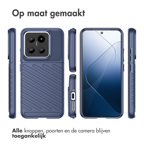 imoshion Thunder Backcover Xiaomi 14 - Donkerblauw