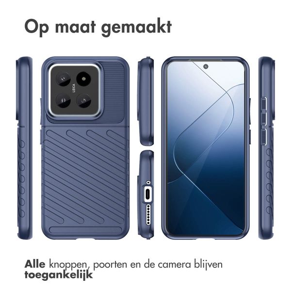 imoshion Thunder Backcover voor de Xiaomi 14 - Donkerblauw