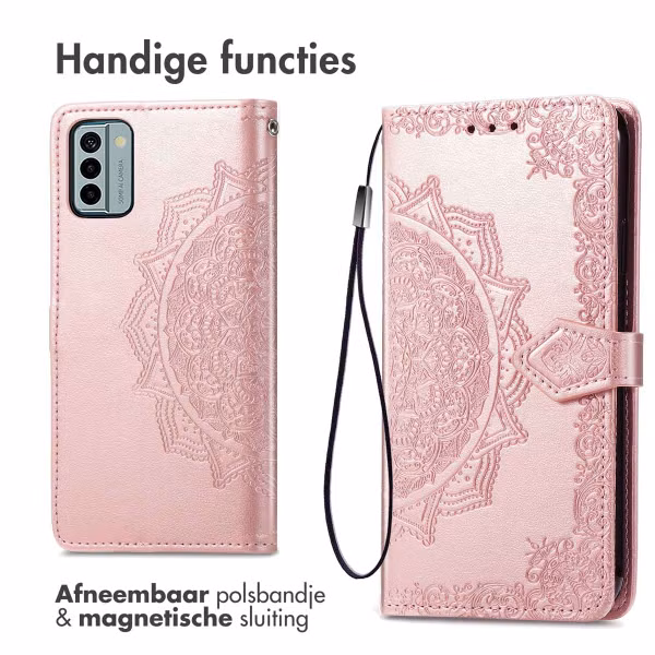 imoshion Mandala Bookcase Nokia G22 - Rosé Goud