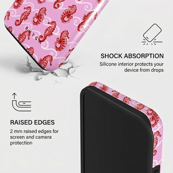 Burga Tough Back Cover with MagSafe Apple iPhone 14 - Coral Reef