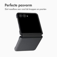 Accezz Grid Backcover Samsung Galaxy Z Flip 8 - Zwart