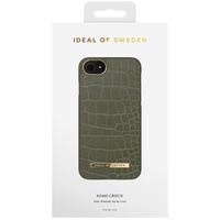 iDeal of Sweden Atelier Backcover iPhone SE (2022 / 2020) / 8 / 7 / 6(s)  - Khaki Croco