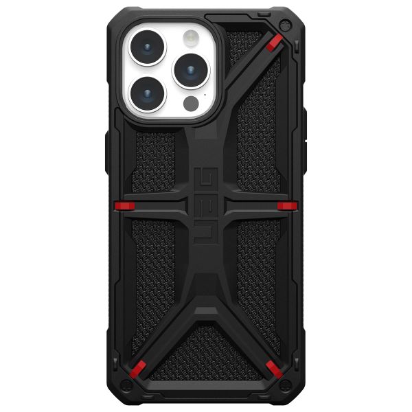 UAG Monarch Backcover Apple iPhone 15 Pro Max - Kevlar Black