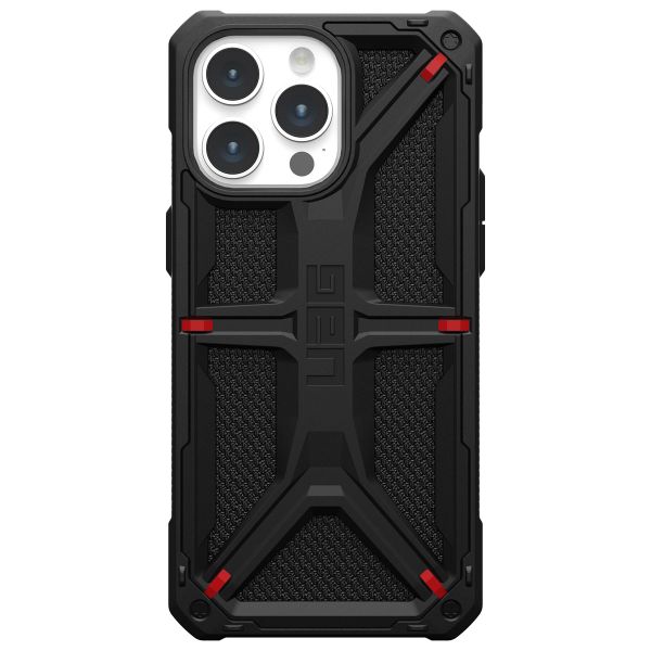 UAG Monarch Backcover iPhone 15 Pro Max - Kevlar Black