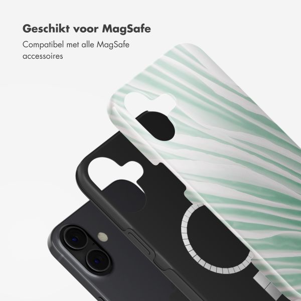 Selencia Vivid Tough Backcover met MagSafe iPhone 16 - Nature Grayed Jade