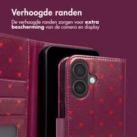 imoshion Design Bookcase Apple iPhone 17 - Crush Check Coral Dust