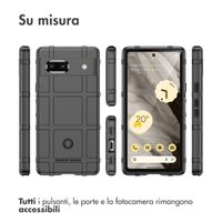 imoshion Rugged Shield Backcover Google Pixel 7a - Zwart