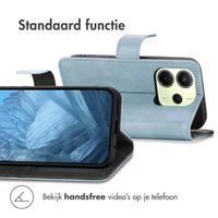 imoshion Luxe Bookcase Xiaomi Redmi Note 14 (4G) - Lichtblauw