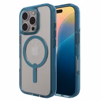 ZAGG Santa Cruz Snap Case met MagSafe Apple iPhone 16 Pro - Clear / Blue