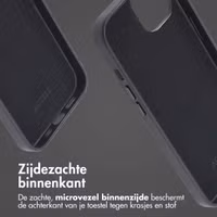 Accezz MagSafe Leather Backcover Apple iPhone 14 - Onyx Black