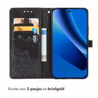 imoshion Mandala Bookcase Google Pixel 10a - Zwart