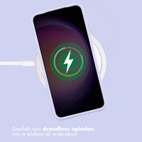 Accezz Liquid Silicone Backcover Samsung Galaxy S23 - Paars