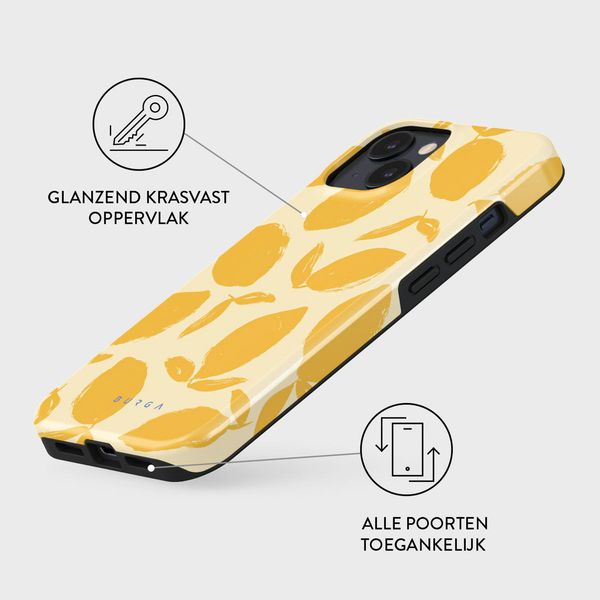 Burga Tough Backcover Apple iPhone 14 - Lemon Tart