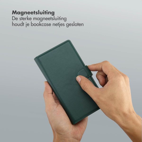 Selencia Olyn Uitneembare Bookcase met MagSafe Samsung Galaxy S25 Ultra - Groen
