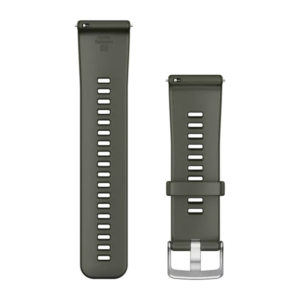 Garmin Siliconen bandje  - Garmin 24 mm aansluiting - Moss Green