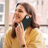 Accezz Liquid Silicone Backcover Samsung Galaxy A34 (5G) - Donkergroen