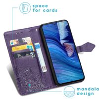 imoshion Mandala Bookcase Xiaomi Redmi Note 10 (5G) - Paars