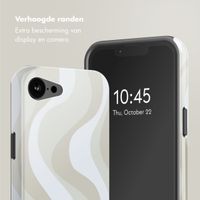 Selencia Vivid Backcover met MagSafe Apple iPhone 16e - Desert Waves Beige