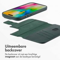 Accezz Leather Bookcase 2-in-1 met MagSafe Apple iPhone 16 Pro Max - Cedar Green