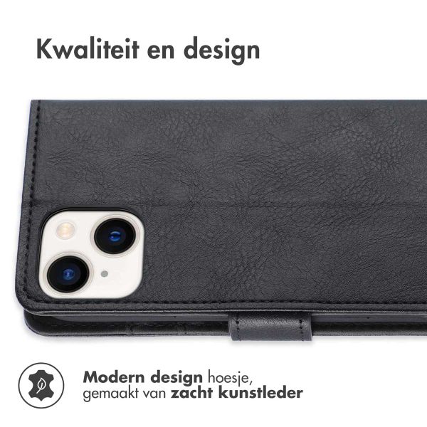 imoshion Luxe Bookcase iPhone 14 - Zwart