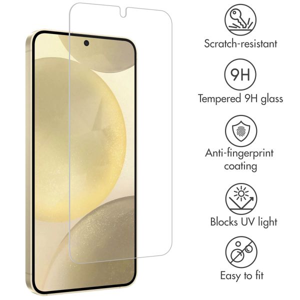 Accezz Tempered Glass Screen Protector 2-pack Samsung Galaxy S24 Plus / S25 Plus