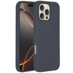 Accezz Liquid Silicone Back Cover with MagSafe Apple iPhone 16 Pro Max - Dark Blue