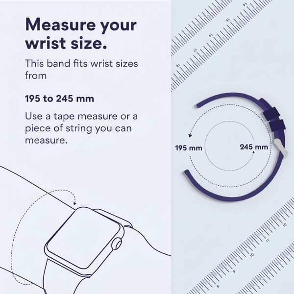 Apple Sport Band Apple Watch | 44/45/46/49 mm - Size XL - Midnight