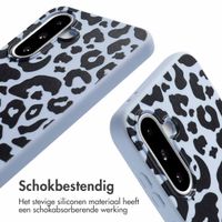 imoshion Siliconen design hoesje met koord Samsung Galaxy A36 / A56 - Animal Lila