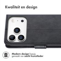 imoshion Luxe Bookcase Apple iPhone 18 Pro Max / 17 Pro Max - Zwart