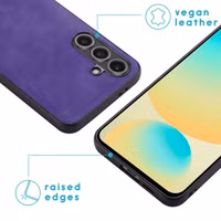 imoshion Uitneembare 2-in-1 Luxe Bookcase Samsung Galaxy S24 FE - Paars