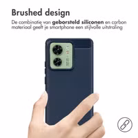 imoshion Brushed Backcover Motorola Edge 40 - Donkerblauw