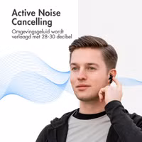 imoshion Aura Pro Draadloze In-ear Oordopjes - Active Noise Cancelling (ANC) - Zwart