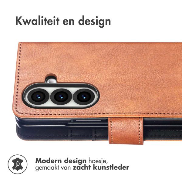 imoshion Luxe Bookcase Samsung Galaxy Fold 7 - Bruin