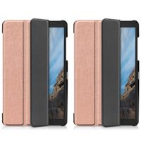 imoshion Trifold Bookcase Galaxy Tab A 8.0 (2019) - Rosé Goud