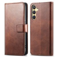 imoshion Luxe Bookcase Samsung Galaxy S25 / S24 - Donkerbruin
