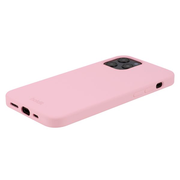 Holdit Silicone Case iPhone 12 (Pro) - Pink