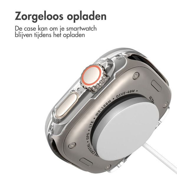 imoshion Full Cover Hardcase Apple Watch Ultra / Ultra 2 / Ultra 3 - 49 mm - Transparant