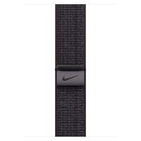 Apple Nike Sport Loop Band Apple Watch Series 1 t/m 10 / SE / Ultra (2) (44/45/46/49 mm) - Black/Blue