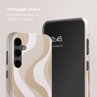 Selencia Vivid Backcover Samsung Galaxy S24 FE - Desert Waves Beige